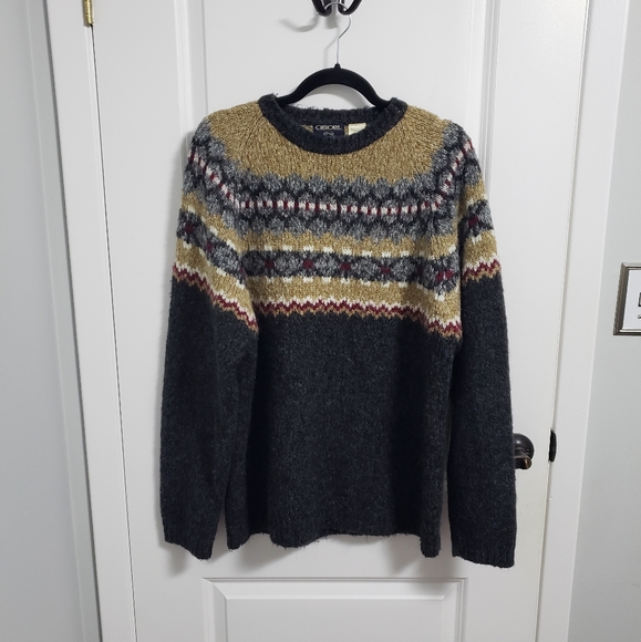 VINTAGE CHEROKEE Wool Patterned Sweater - Picture 1 of 4